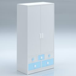 ארון רוחב 108 עם 2 דלתות ו- 5 מגירות דגם אביב
